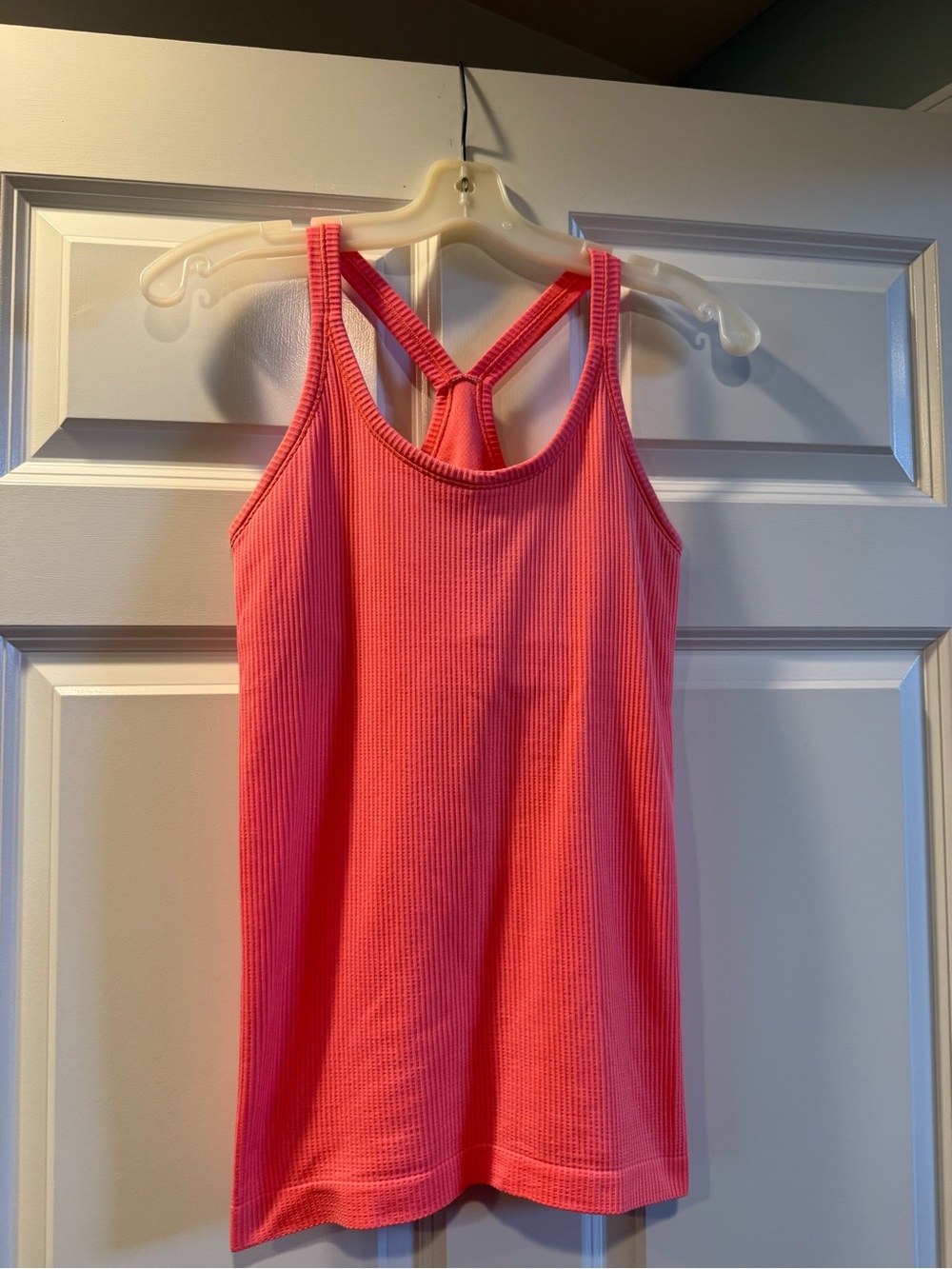 Women's Ribbed Racerback Tank Top - Pink